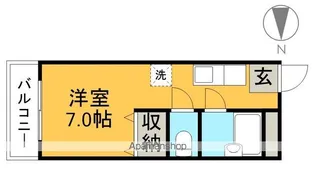 デイライト弥生Ⅱ【2階】の間取り