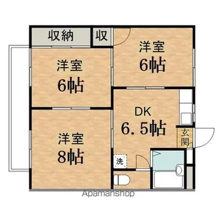 ハイム・ルーウェ【3階】の間取り