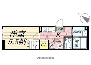 ハーミットクラブハウス横濱洋光台【1階】の間取り