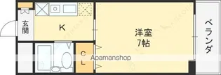 ミュゼ甲子園【8階】の間取り