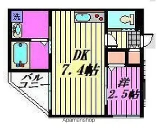 MARK DUO三郷【3階】の間取り