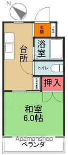 ネモトハイツ【203号室】の間取り