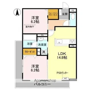 パークサイドファーム【2階】の間取り