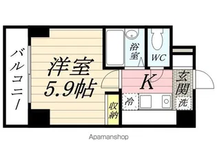 アルティーム生麦【3階】の間取り