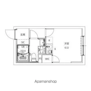 AXIA CITY大山【4階】の間取り