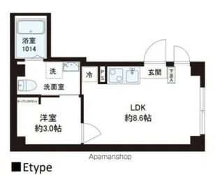 レピュア十条レジデンスⅡ【4階】の間取り