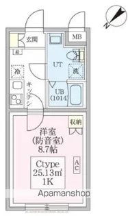 スカイラシクラス平和台【3階】の間取り