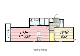 ヴィブレイン博多【202号室】の間取り