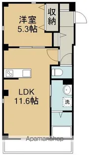 プランドール仙台【3階】の間取り