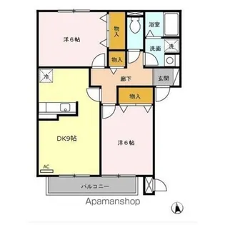 BELL・HOUSE【2階】の間取り