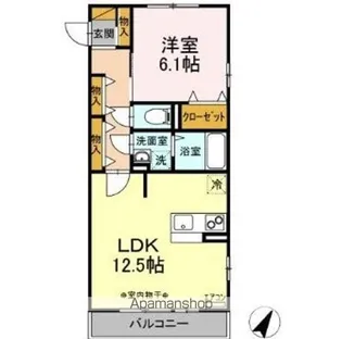 レジデンス・デュオ【2階】の間取り