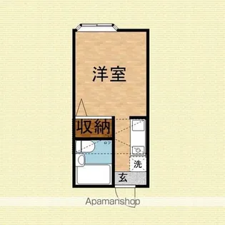 ウッディ志木【1階】の間取り