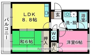 エステートYM【3階】の間取り