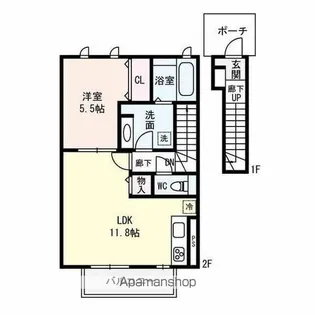 Berg【2階】の間取り