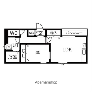 ANECIS岩崎【302号室】の間取り
