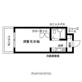 パピリオ・花の木【2階】の間取り