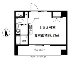 カイゼルプレジャー浅草【3階】の間取り