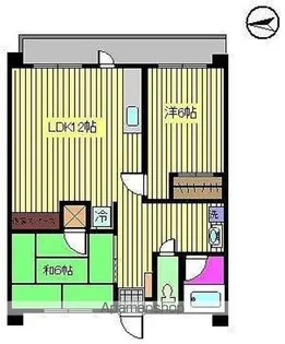 レジデンス余戸【5階】の間取り