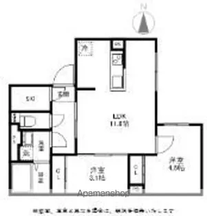 マリオン杉並【2階】の間取り