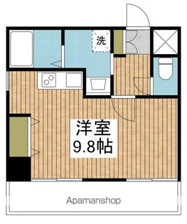 リバティープラザ花園Ⅱ【408号室】の間取り