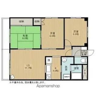 ロックパディ【401号室】の間取り