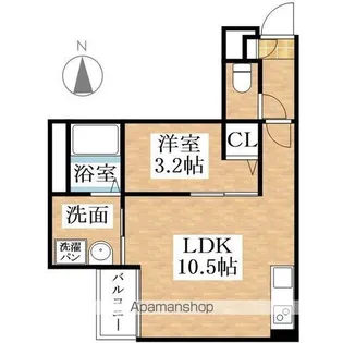 Jack shikataⅠ【3階】の間取り