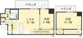 喜里川町マンション(仮称)【702号室】の間取り
