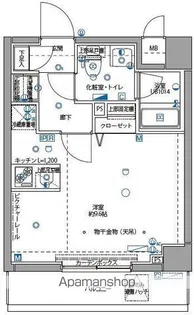 パティーナ京急蒲田【3階】の間取り