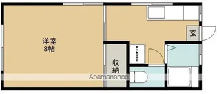 コーポラスワコー【101号室】の間取り