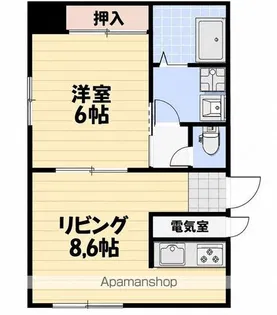 アドバンス湖北【1階】の間取り