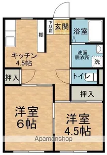 パルつかさ【203号室】の間取り