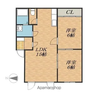 QUATTRO【2階】の間取り