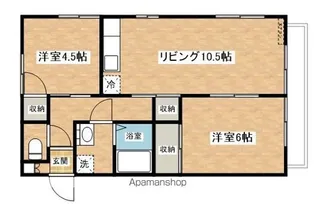 SUNドミール【203号室】の間取り