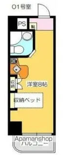 1Rの間取り画像