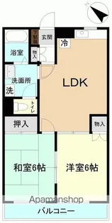 スウィートパレス【A205号室】の間取り