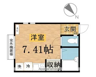 STAGE【202号室】の間取り