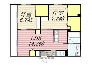 クレストK【2階】の間取り