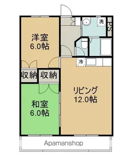リバレイン21【203号室】の間取り