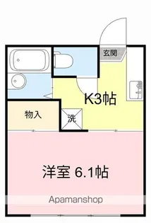 メイプル荒巻A【103号室】の間取り