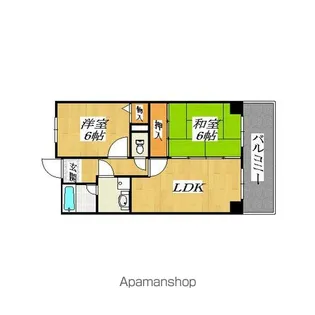 エーデルハイムアビコ【2階】の間取り