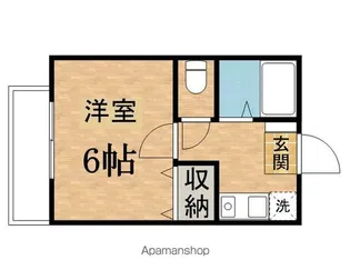 ジュネス1【2階】の間取り