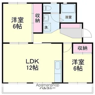 ハイツみのる【3階】の間取り