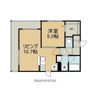 H&K当代島【1階】の間取り