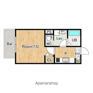 ジーメゾン鎌ケ谷道野辺【1階】の間取り