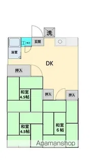ハイツイズミ【1階】の間取り