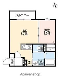 MIRAI STAGE 松戸新田【1階】の間取り