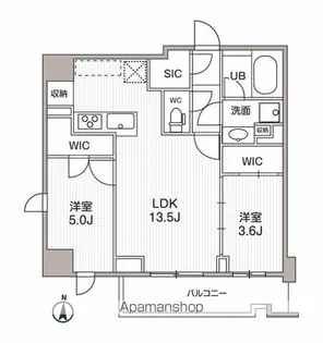 シーズンフラッツ両国サウス【9階】の間取り