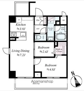 ヴェルデ若葉【3階】の間取り