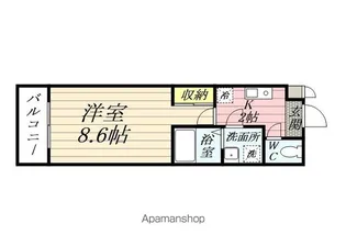 メゾン・ホープ【3-C号室】の間取り