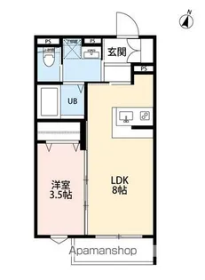 ROBOT HOME 習志野Ⅱ【3階】の間取り